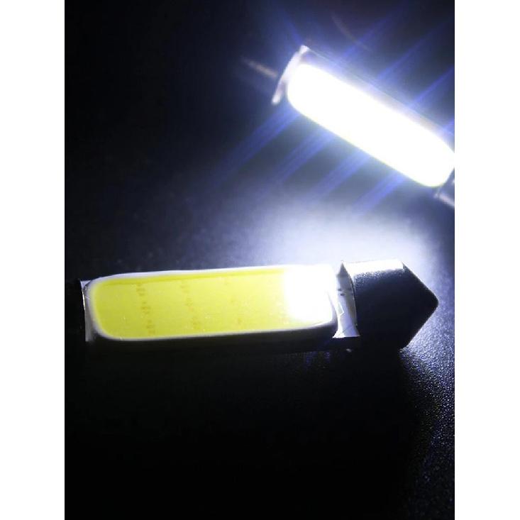 10-40Pcs White COB C5W LED Bulbs 12V 24V Car Auto Festoon Dome Interior LED Lights Lamp Roof Reading Bulb 31mm 36mm 39mm 41mm Bulbs 7
