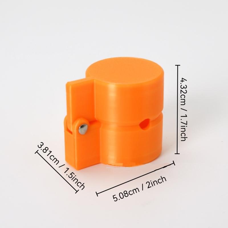 Orange Round Cake Pressing Shaping Mold 3D Printed Plastic Ball Pastry Chocolate Baking Frame Tool For Parties Weddings Desserts