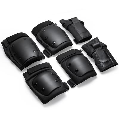 Durable And Safe Knee Pads Elbow Pads Wrist Guards 6 In 1 Protective Gear Set For Skateboarding Inline Roller Biking Roller Outdoor Sports