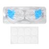 5pcs 2 Color Eye Pads 5pcs Water Drop Forehead Wrinkle Smoothers for Fine Lines Puffy Eyes Dark Circles