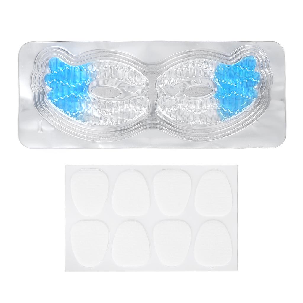 5pcs 2 Color Eye Pads 5pcs Water Drop Forehead Wrinkle Smoothers for Fine Lines Puffy Eyes Dark Circles