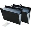 2PCS Expanding File Folder 7 Pocket Letter Size Accordion File Organizer with Labels Portable Document Paper Bill Receipt Organizer for School Office