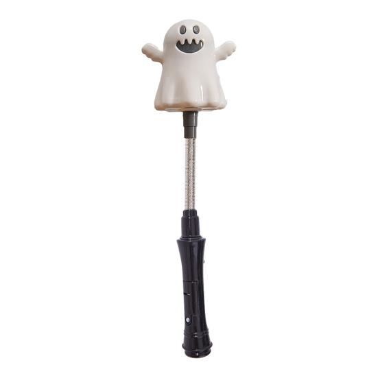 Ghost Light Decoration Halloween Party LED Glow Stick for Kids, Spooky Pumpkin Kids Safe Lighted Up Rod with Spring Holiday Favors