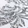 3D Flower Sewing Supplies 40*19CM Bodice Applique Fabric Fashion Elegant Sequin Patches