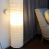 Uonlytech 2pcs Paper Shades Nordic Simple Japanese Style Standing Lamps Replacement for Bedside Desk Wall Floor Lamp