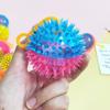 Toy Led Light Up Toy Glowing Elastic Ball Toy Glowing Hair Flash Ball Elastic Glow Hair Ball