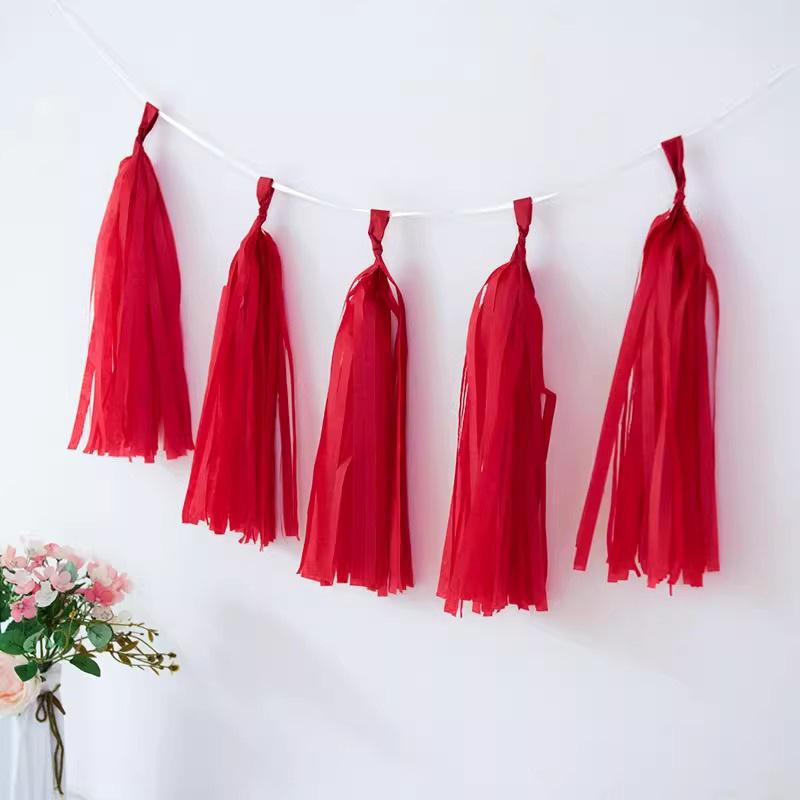 Colored Paper Fringed Paper Ribbon Paper Cutting Creative Activities Celebration Wedding Party Supplies Wedding Room Wedding Decoration