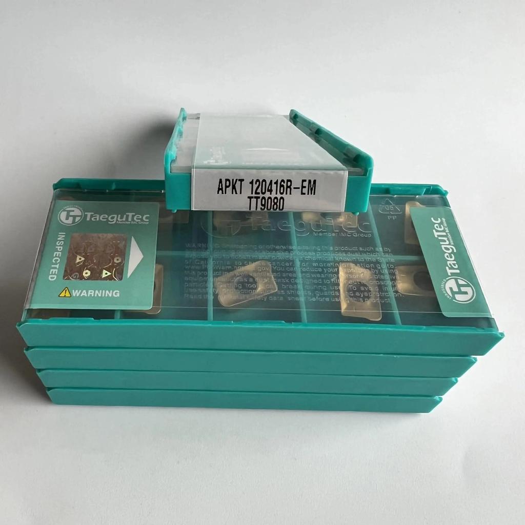 TaeguTec / APKT120416R-EM TT9080 /Original genuine CNC alloy blade 10 PCS