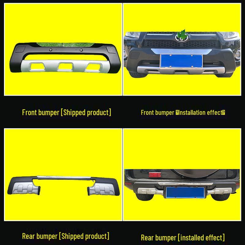 RAV4 Series Front and Rear Bumpers for 09-12 Models - Modified Guard Design