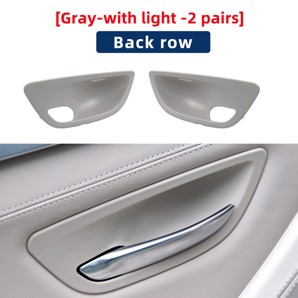 2PCS/4PCS Car Door Handle Bowl Trim With Ambient Light Interior Pull Handle Cover For BMW 5 Series F10 F11 2010-2015 520i 523i