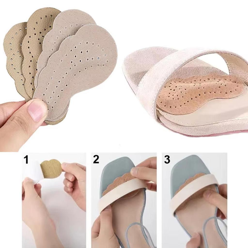 Leather Forefoot Pad for Women Sandals High Heels Non-slip Shoes Insoles for Women's Shoes Insert Adhesive Anti Slip Stickers