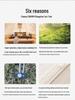 Double Outdoor Yurt Tent: Sunshade Canopy, All-Weather Camping Tent, Full Set for Overnight Use