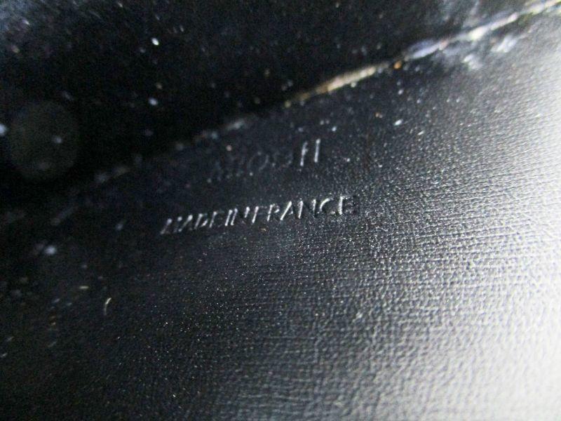 Authentische seltene LOUIS VUITTON Opera Leder schwarze Clutch Tasche #6595 gebraucht