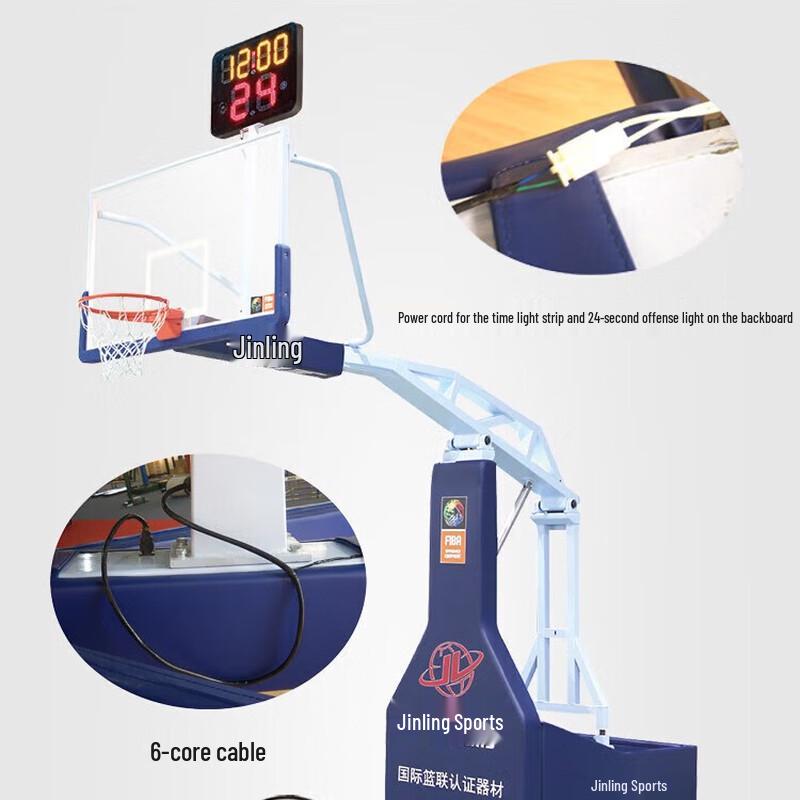 Jinling Indoor Basketball Scoreboard with 24-Second Shot Clock