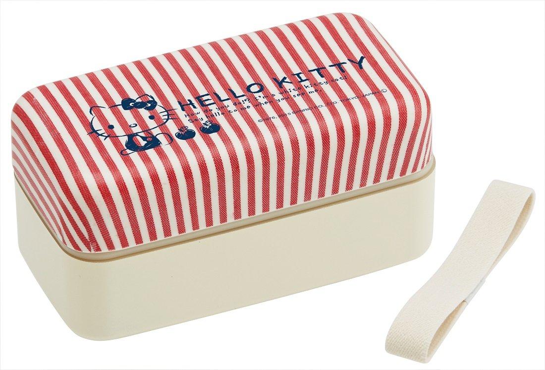 

Skater Ланч-бокс бенто с тканью Hello Kitty NKLWS5 Двухъярусный с крышкой, 500 мл, Дизайн, 1970-е, Sanrio,