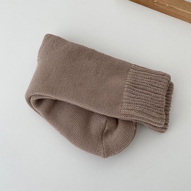 Women's Solid Color Warm Maternity Socks - Thick Velvet, Cold-Resistant, Anti-Pilling Floor Socks