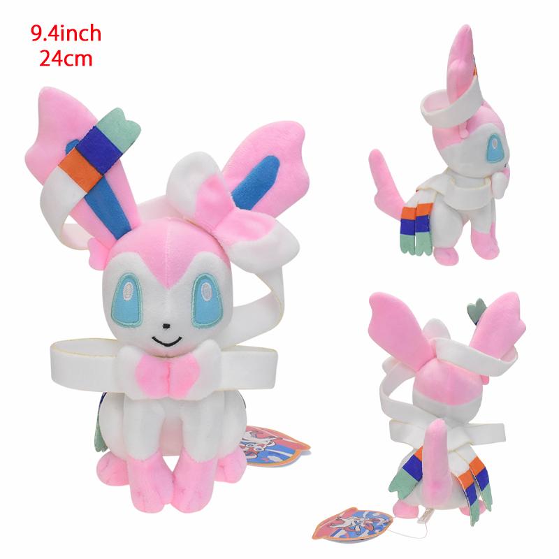 32 Style Eevee Plush Toy Pokemon Eeveelution Umbreon Vaporeon Jolteon Flareon Espeon Leafeon Cartoon Stuffed Animal Doll Peluche