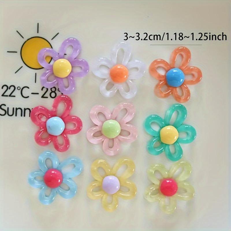 

Рукоделие Швейные изделия Цветок Полый Смола Ювелирные изделия Красочные DIY Поделки Ювелирные аксессуары 5pcs разноцветный