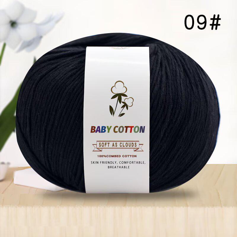Pure Xinjiang Cotton Yarn for Children's Knitting and DIY Crochet Projects