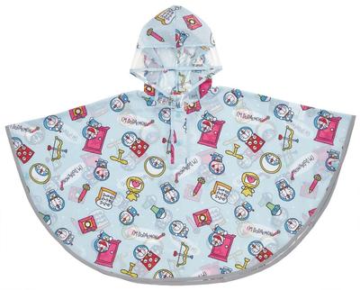 Regenponcho Regencape für Kinder Doraemon Linien-Design Sanrio Geeignet für Körpergröße 80-100cm RAPO2-A