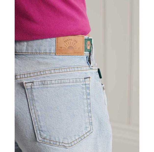 Superdry Vintage Mid Rise Slim Denim Shorts