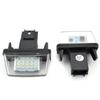 2PCS For Peugeot 206 207 307 308 407 5008 Partner Citroen C3 C4 C5 Xsara Picasso LED Number License Plate Lamp Light