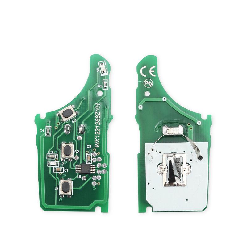 KEYYOU 433Mhz ID46 Chip Folding Flip 3 Buttons Remote Key Fob For Hyundai I20 I30 IX35 Avante For Kia Car Auto Uncut TOY40 Blade