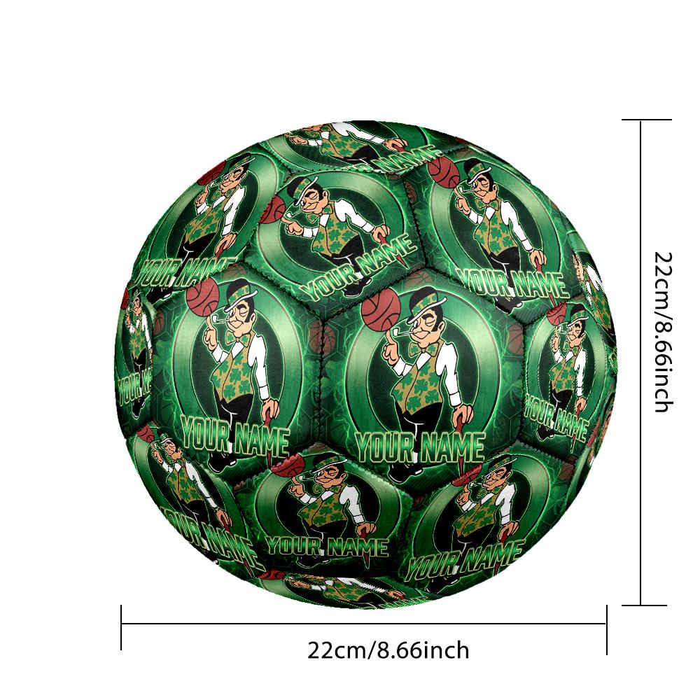 Personalized Size 5 Football Celtic FC Pattern Outdoor Game Sports Ball Gift