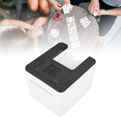 Automatischer Poker-Kartenspieler und Dealer-Maschine, 360 Grad Elektrischer Kartenverteiler für 2-4 Spieler, mit 4000mAh Akku, Programmierbare Einstellungen,