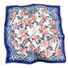 70x70cm Nylon Square Scarf Women Vintage Print Lightweight Accessory Office Casual Hair Styling
