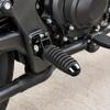 Front Footrest Replacement Set for GSX1300R 1999-2019, ABS Construction with Grooves Across Foot-Contact Areas