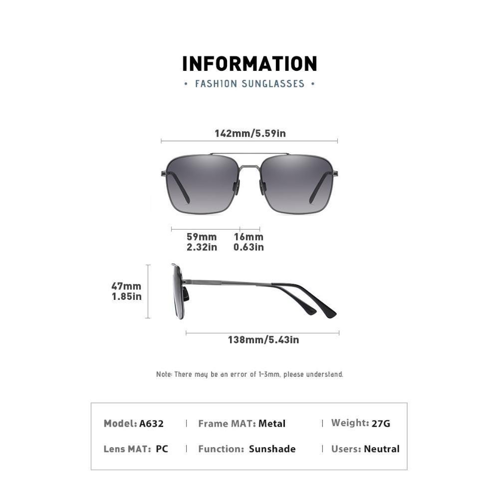 aoron Men's Fashion Sunglasses Driver Driving Glasses Trend Sunglasses Sunglasses