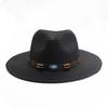 Fashion straw hat men's and women's new spring and summer outdoor travel seaside sunscreen shade beach hat