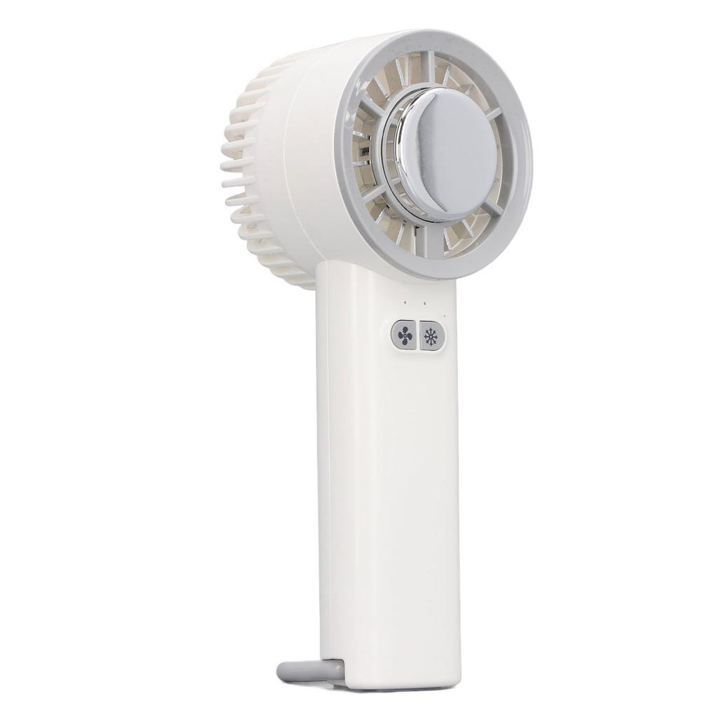 Handheld Cooling Fan 3 Speeds Rechargeable Portable Semiconductor Mini Desk Fan with Cold Compress