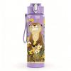 1PC Cute Prairie Dog Animal Print 750ml Color Plastic Sports Water Bottle Leakproof Flip Straw Lid Suitable for Sports Office Home Use