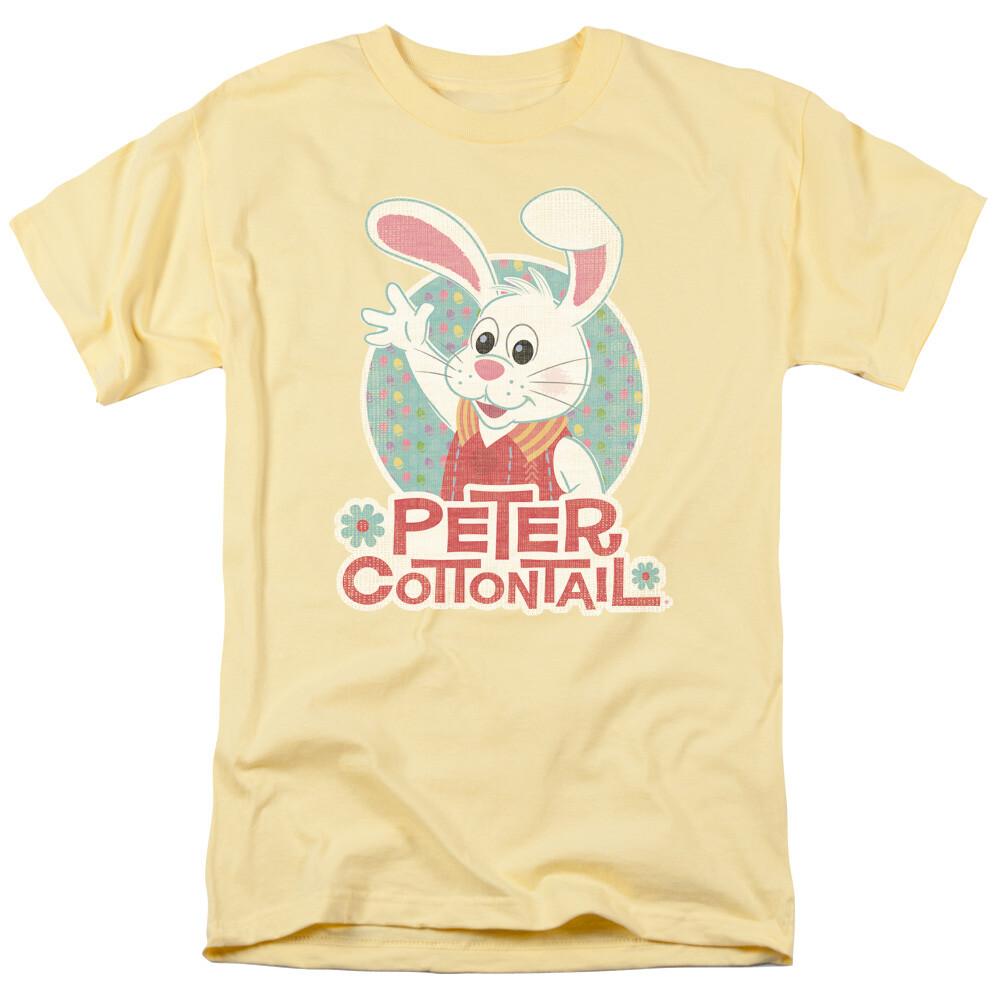 Here Comes Peter Cottontail Peter Wave T Shirt Mens Licensed Movie Tee Banana XXL