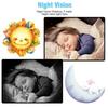 Baby monitor wireless digital de 3,5 inch cu monitor de vedere nocturnă pentru copii, interfon cu cântec de leagăn, detectarea temperaturii camerei