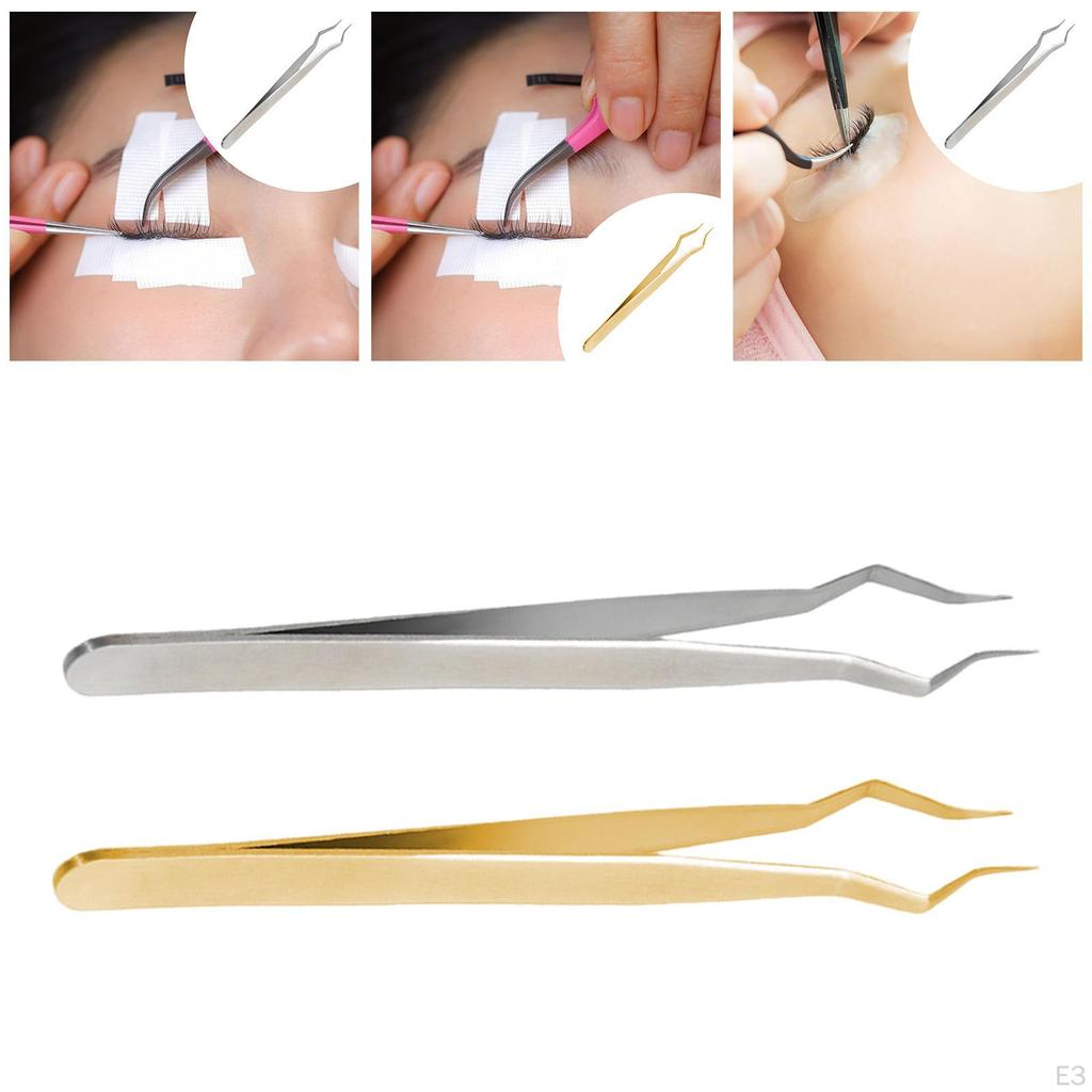 Eyelash Extension Tweezers Eye Lash Application Tool