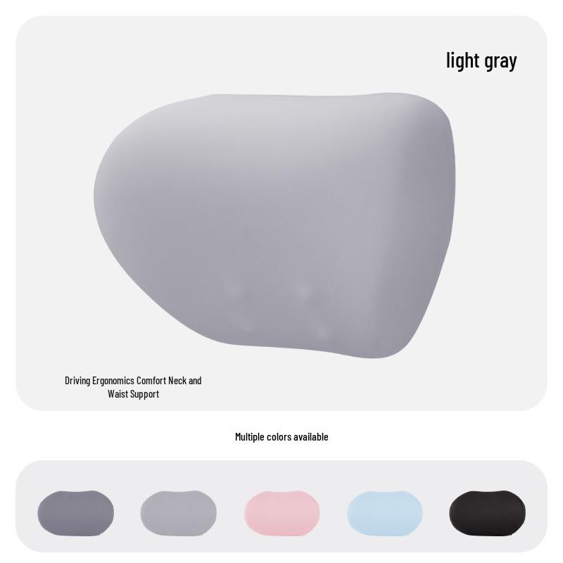 Memory Foam Lumbar and Neck Support Car Cushion Set