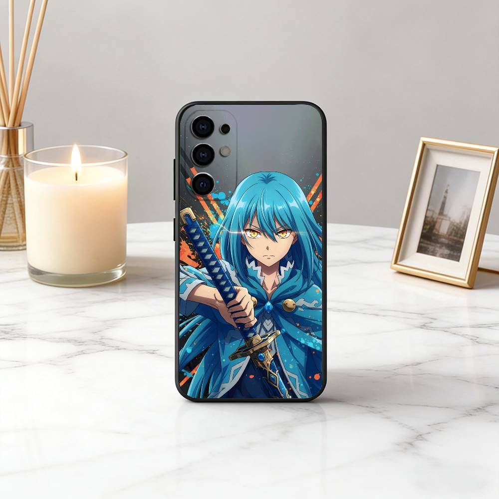Slime Anime R-Rimuru SRT T-Tempest Phone Case For Samsung S25,S24,S21,S22,S23,S30,Ultra,S20,Plus,Fe,Lite,Note,10,Black Cover