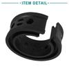 ACROPIX 2pcs Car Coil Spring Buffer Auto Shock Absorber Spring Rubber Buffer Universal C Type Black