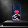 Great Wave Off Kanagawa Phone Case For Samsung S 25,24,23,22,30,21,10,9,Ultra,Plus,Lite,FE,4,5G Black Soft Case