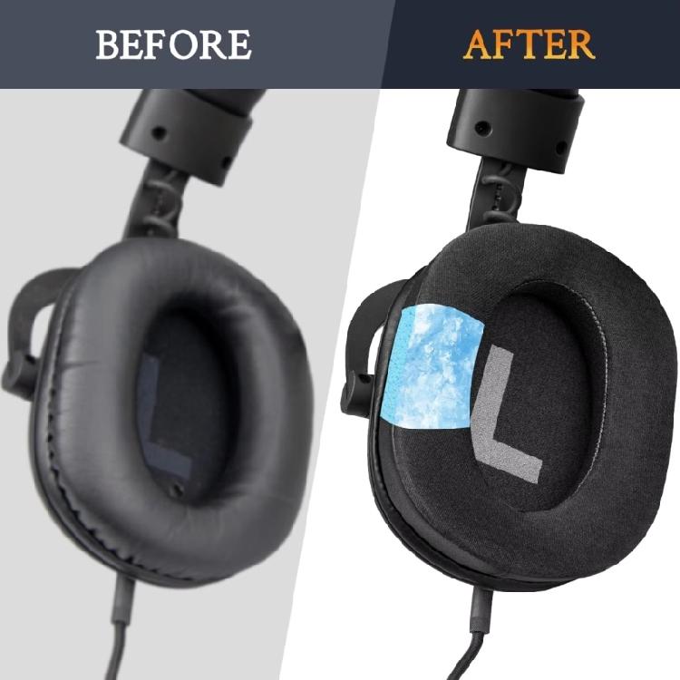 Upgraded Gel Cooling Ear Cushions Sponge Noise Reducing for GPro/GPro X/G Prox 2/GPro X