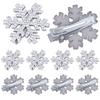 Cute Sparkling Snowflake Duckbill Hairpin Beautiful Snowflake Hairpin Hair Clip Hair Accessory for Fashion Enthusiasts