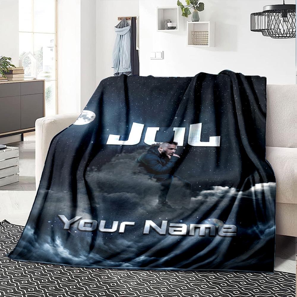 Name Custom Jul album Poster Print Flannel Blanket High Quality Warm Comfortable Cover for All Seasons Perfect for Gifts Home Decor