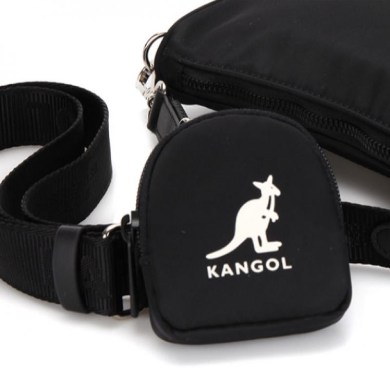 KANGOL Day Nylon Slim Crossbag Black 3257