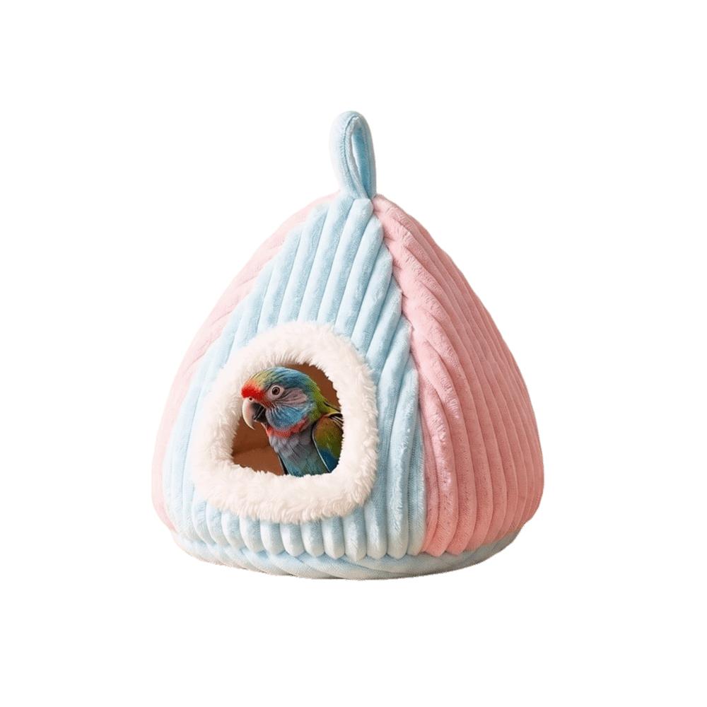 Bite Resistant Winter Bird House Warm Bird Hanging Hammock Windproof Bird Sleeping Nest Autumn
