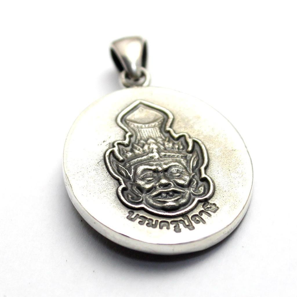 Indian Ganesha Pendant Top Pendant Amulet Hindu Sterling Silver 925