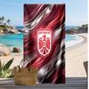 Πετσέτα Παραλίας Ποδοσφαιρική Εκτύπωση Eintracht Frankfurt, Μεγάλη Μαλακή Πετσέτα Γρήγορου Στεγνώματος για Παραλία Κάμπινγκ Κολύμπι