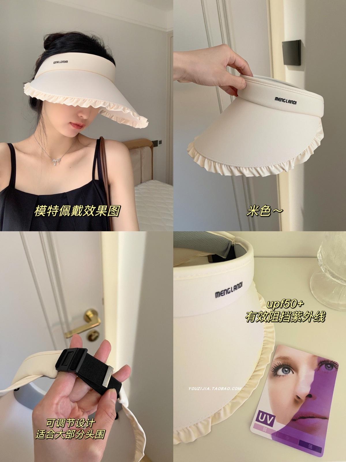 

Солнцезащитная кепка 2025 новая летняя уличная ледяной шелк козырек дышащая повязка на голову тип защита от УФ лучей солнцезащитная шляпа с открытым верхом Adjustable